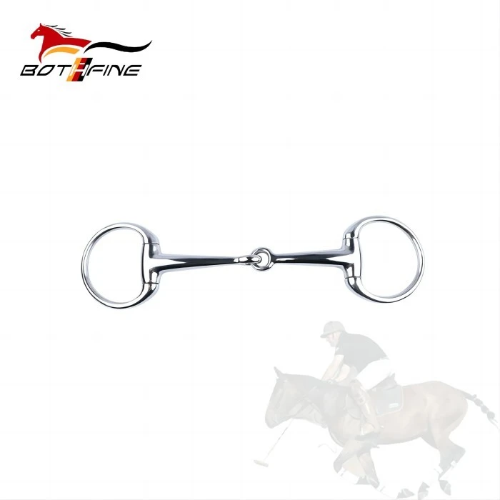 Stainless Steel Hollow Mouth Eggbutt Snaffle